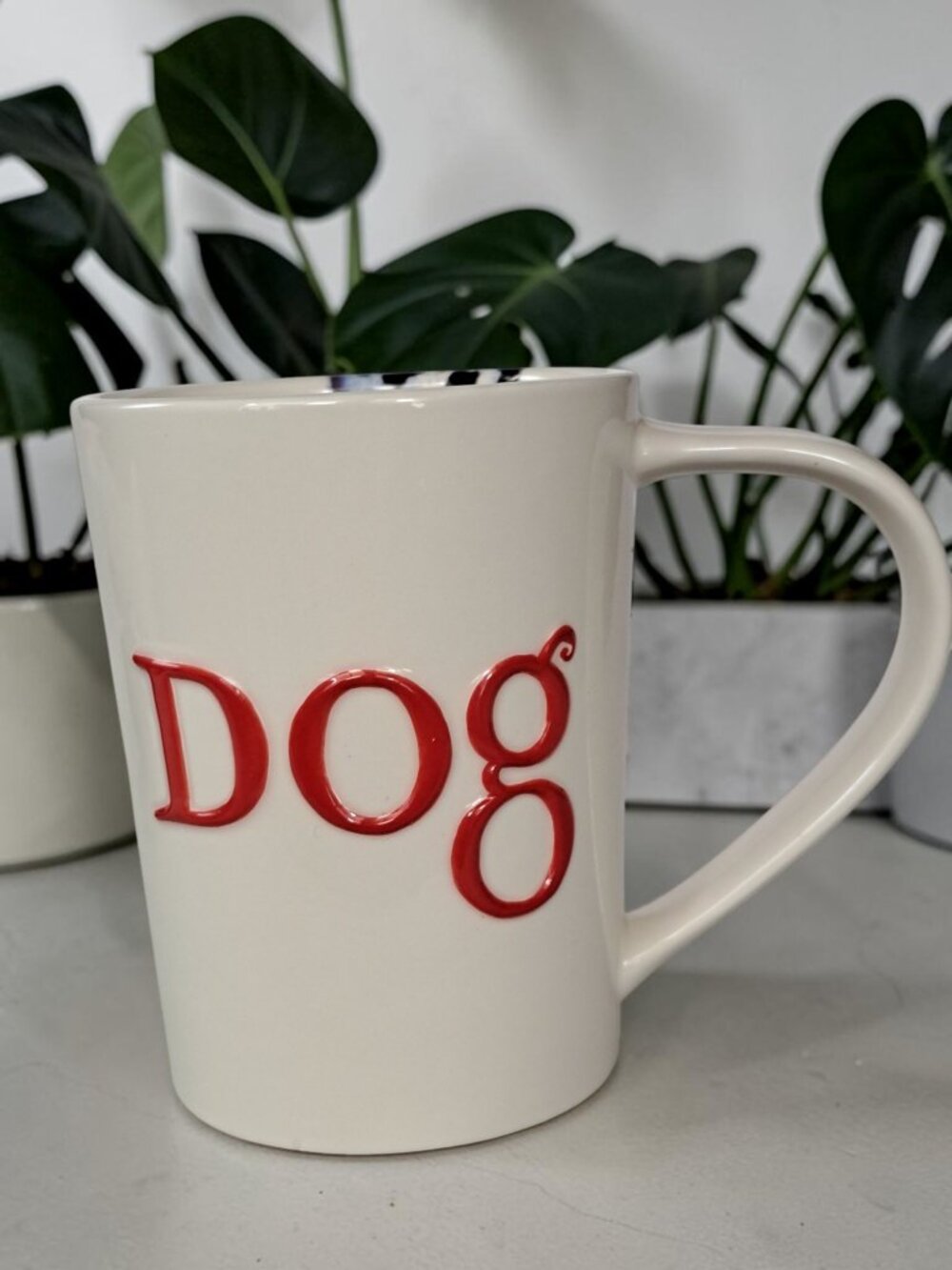 Dept 56 Coffee Tea Mug Cup Dog Bone Very Funny